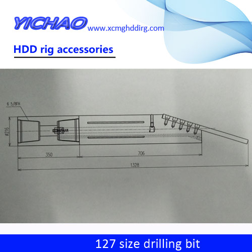 HDD rig combined drill bits
