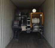 XZ320D machine loading in container