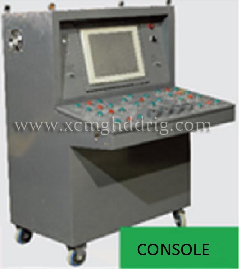 Console for pipe jacking equipment