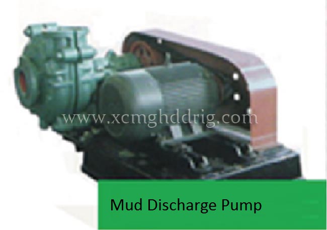 Mud discharge pump for pipe jacking machine
