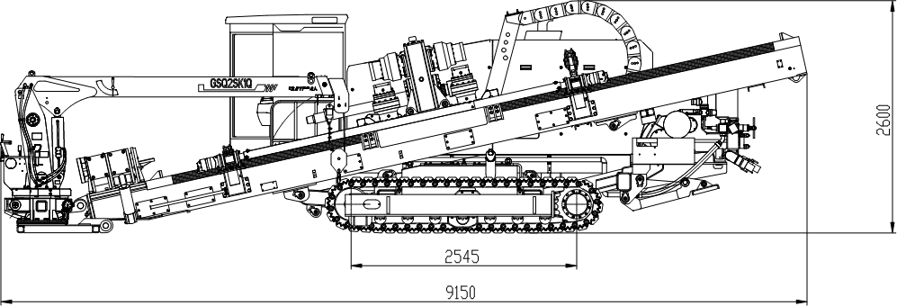 Especificación de la plataforma de perforación xz720e