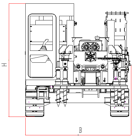 Máquina de perforación direccional horizontal XZ430E