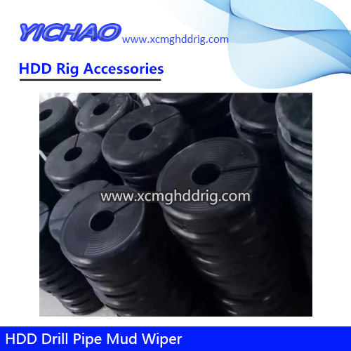 Horizontal Directional Drilling Rigs Sludge Scraper Rubber Dual Slit HDD Drill Pipe Mud Wiper