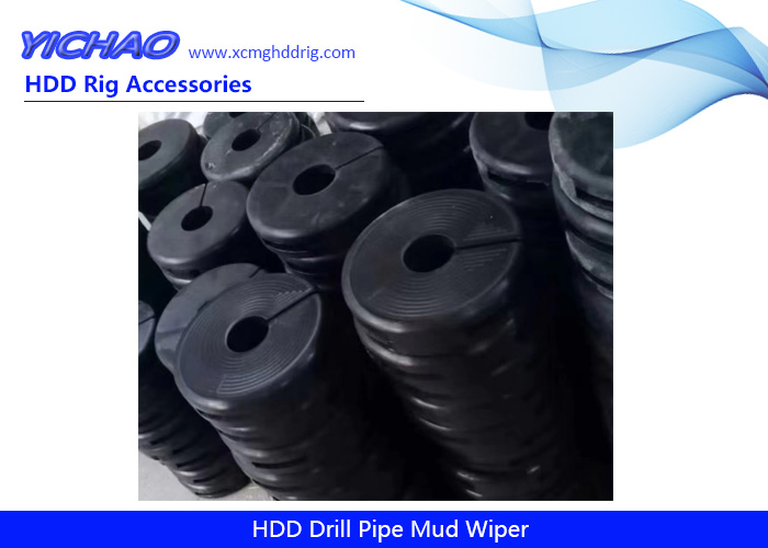 Horizontal Directional Drilling Rigs Sludge Scraper Rubber Dual Slit HDD Drill Pipe Mud Wiper