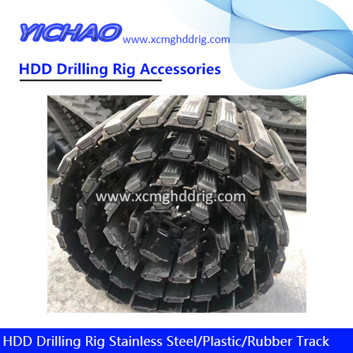HDD Rig Undercarriage Crawler Acero inoxidable / plástico / goma Track para XCMG / Vermeer / Drillto / DW / TXS / Goodeng Machine / Dilong/Zoomlion / Terra Máquina de perforación horizontal