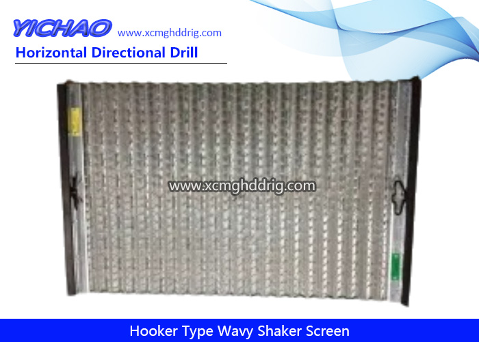 Replacement Hooker Type Wavy Shaker Screen for Shale Shakers