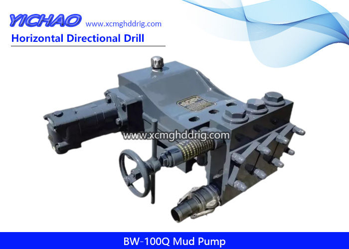 BW-100Q Hydraulic Driven Mud Pump for 10ton HDD Horizontal Drilling Rigs