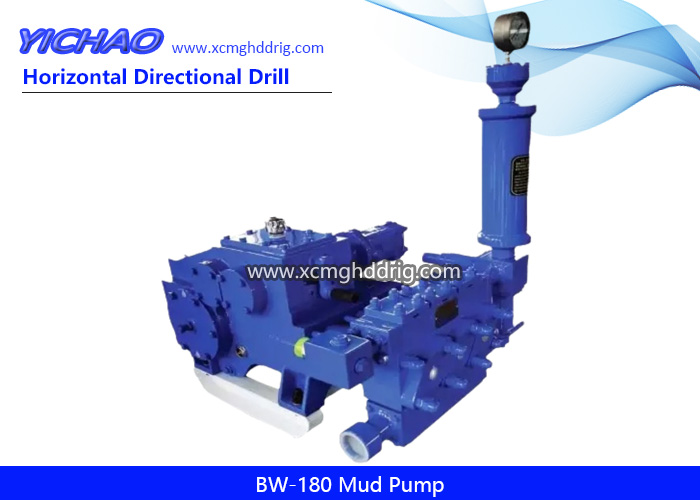 BW-180 Reciprocation Mud Pump For 15ton HDD Drilling Rig