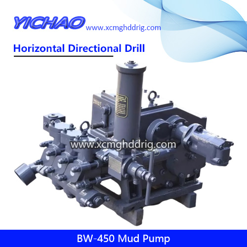 BW-450 Hydraulic Motor Mud Pump for 45ton Trenchless HDD Drilling Equipment