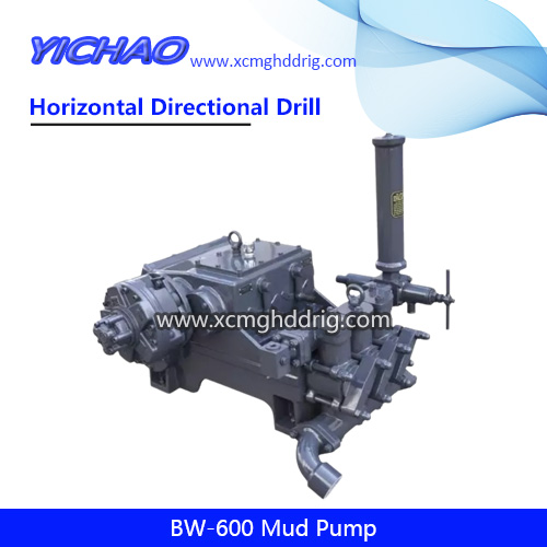 BW-600 Reciprocating Mud Pump for 70ton Trenchless HDD Drill Rig