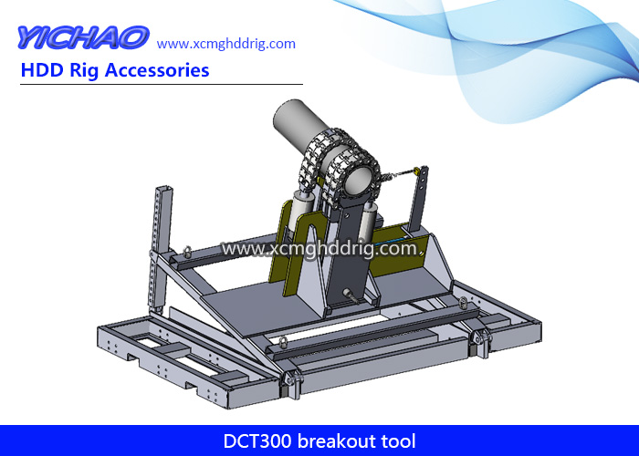 DCT300 Hydraulic Power Breakout Tongs Drill Rods/Pipe Shackle Machine
