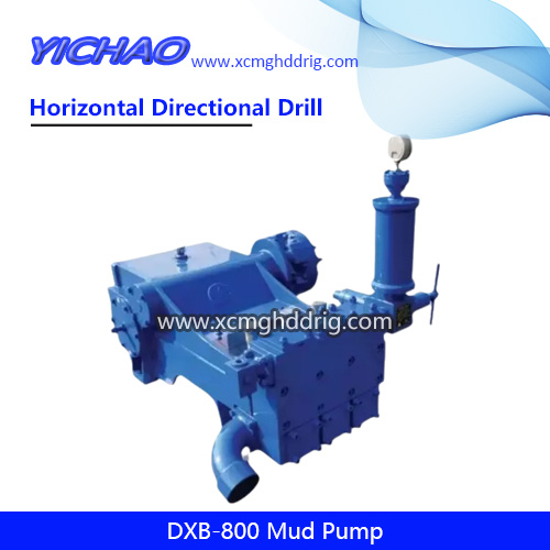 DXB-800 Triplex Slurry Hydraulic Motor Mud Pump for 80ton HDD Drilling Rig