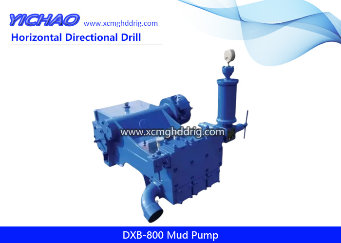 DXB-800 Triplex Slurry Hydraulic Motor Mud Pump for 80ton HDD Drilling Rig