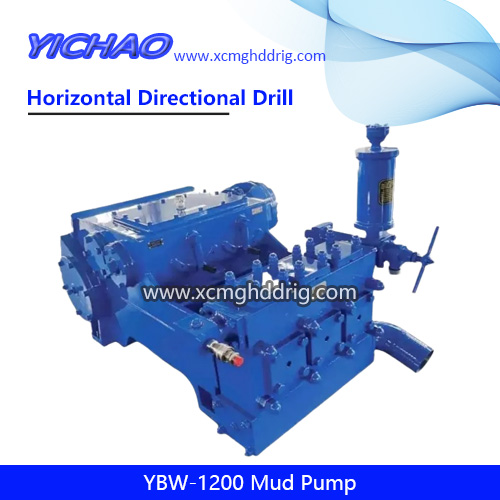 YBW-1200 Horizontal Piston Mud Pump for 150ton HDD Drilling Rig