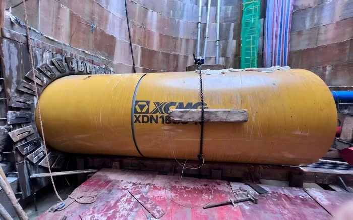 XCMG Pipe Jacking Machine Helps Hunan Water Conservancy Project